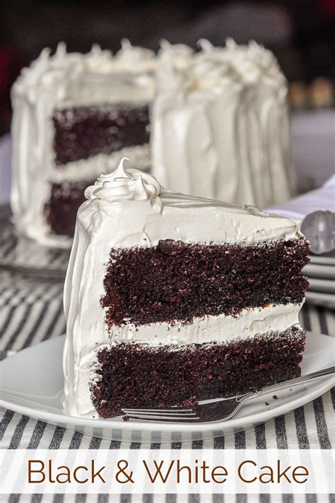 Black and white cake – Artofit