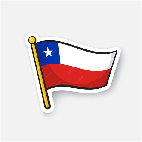 Premium Vector | Vector illustration national flag of chile location