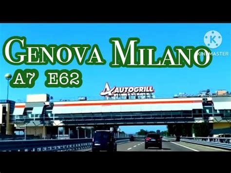 A7 E62 Driving In Italy Drive In City Drive In Autostrada A7 Genova