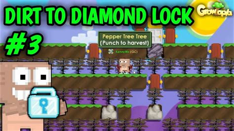 Buy Farmable To Get Diamond Lock Dirt To Diamond Lock Growtopia