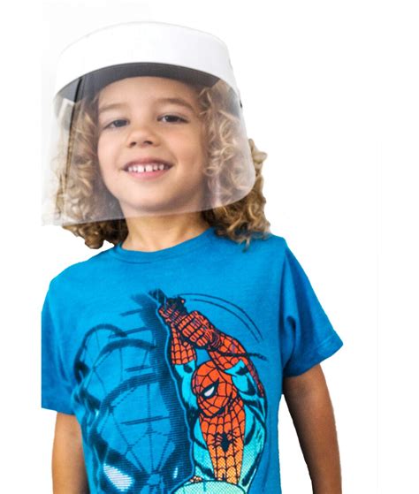 Kids Face Shield Made In Usa School Full Splash Protection Optional Hat