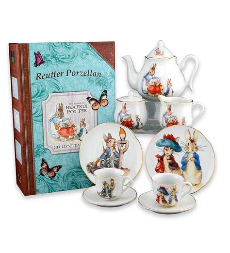 Reutter Porcelain Beatrix Potter Tea Set Storybook Walmart