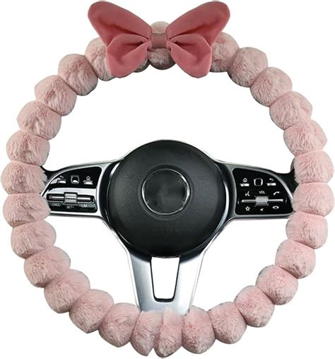 Amazon Ninursag Luxury Fluffy Steering Wheel Cover Furry Cute For