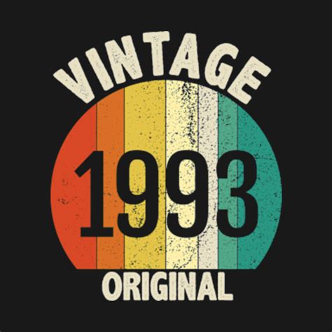 Cool Vintage Born In 1993 1993 T Shirt Teepublic