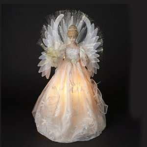 14 Animated Fiber Optic Angel Christmas Tree Topper With