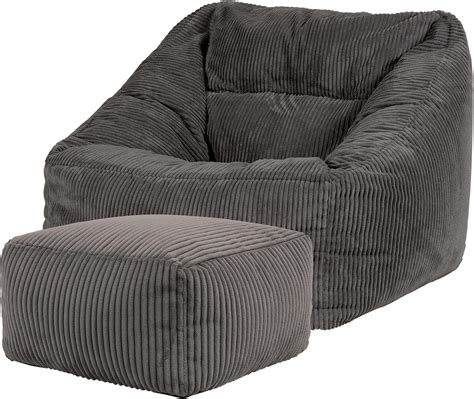 Icon Pouf Fauteuil En Velours C Tel Morgan Et Tabouret Xxl Pouf Geant