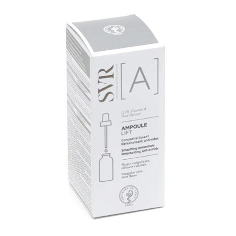 SVR Ampoule lift A Sérum anti âge rétinol concentré Anti rides