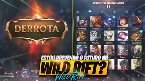 Prevejo O Resultado Nos Drafts Do Wild Rift Desafio Do Challenger