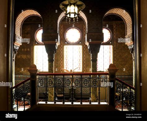 Lisbon Portugal October Beautiful Moorish Decoration Of