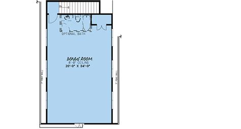 Rustic 3 Bed Craftsman Style House Plan With Bonus Over Garage