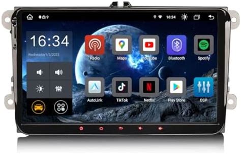 Erisin Zoll Android Autoradio Mit Gps Navi F R Vw Golf T