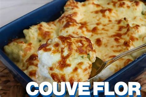 Couve Flor Gratinada No Forno Fica Uma Cremosidade Incr Vel T O