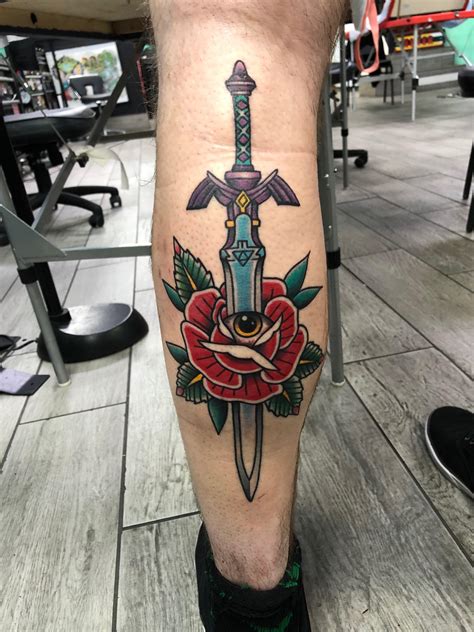 Fresh Master Sword tattoo : r/Zeldatattoos