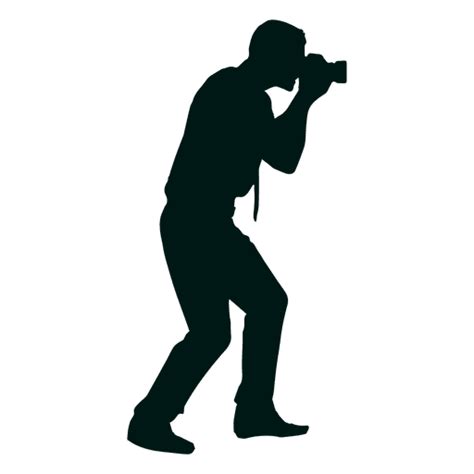 Silueta de fotógrafo hombre fotógrafo Descargar PNG SVG transparente