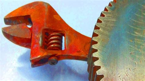 Very Rusty Wrench Restoration Tool Restoration Youtube