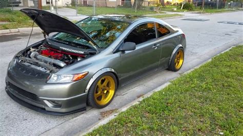 Boosted 2008 Honda Civic Si Fg2 Daily Driver Walk Around Youtube