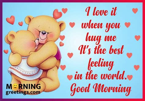 25 Good Morning Hug Quotes And Messages Cards Morning Greetings