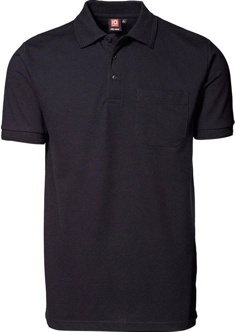 Id Pro Wear Polo Shirt Black • Find Bedste Pris