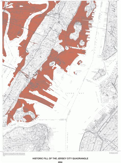 Njdep New Jersey Geological And Water Survey Dgs04 7 Historic Fill For New Jersey