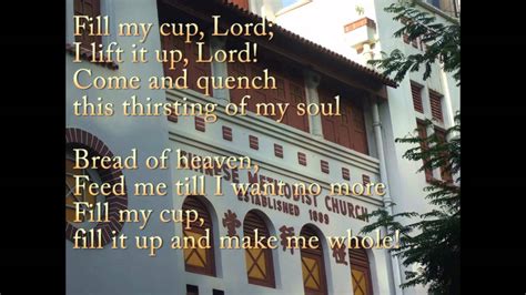 Fill My Cup Lord I Lift It Up Lord Youtube