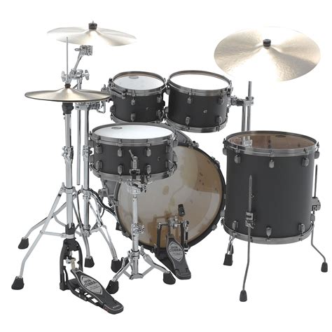 Tama Starclassic Maple 22 Flat Black Drum Kit