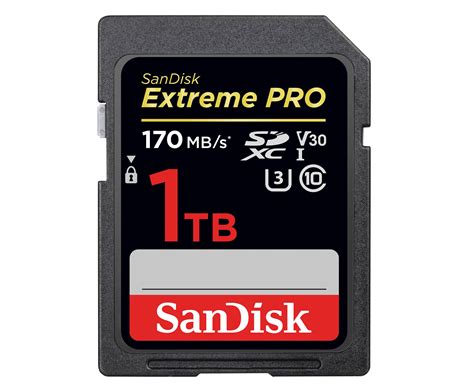 Sandisk SDXC Extreme Pro 1 TB 170 MB S Caratteristiche E Opinioni