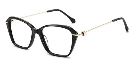 Tayge Square Black Glasses For Women Lensmart