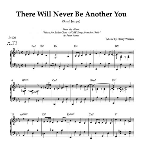 There Will Never Be Another You Small Jumps Sheet Music PDF