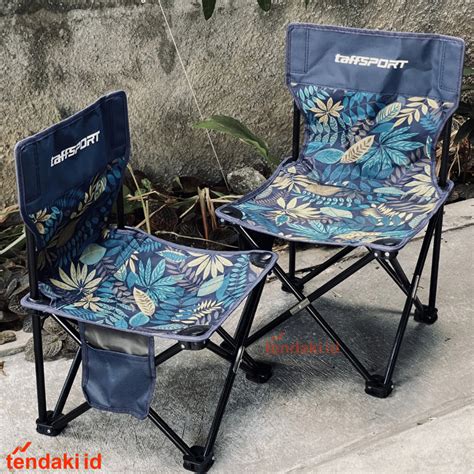 Jual TaffSPORT Kursi Lipat Mancing Camping Foldable Chair With Pocket