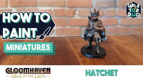 How To Paint The Hatchet Gloomhaven Jaws Of The Lion Board Game