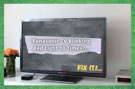 Panasonic Tv Red Light Flashing Do This