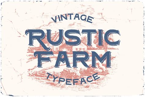 Rustic Farm By Vozzy Vintage Fonts And Graphics Thehungryjpeg