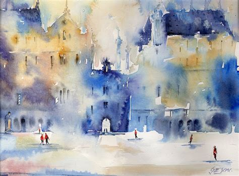 Andrew Portfolio Andrew Geeson Loose Watercolours Croquis Urbain