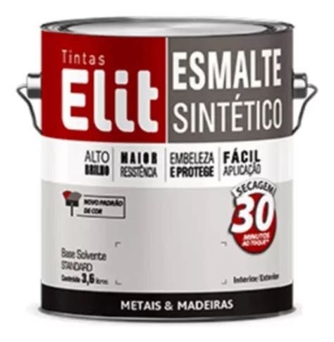 Tinta Esm Sintético Azul França Brilhante 3 6l Elit MercadoLivre