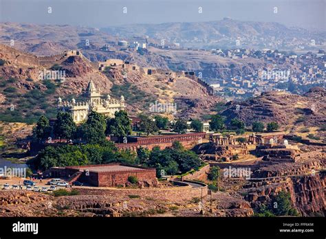 Jaswanth Thada mausoleum, Rajasthan, India Stock Photo - Alamy