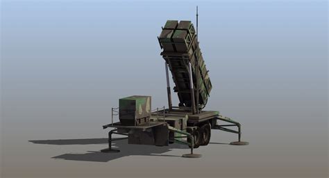 Patriot missile model - TurboSquid 1346980