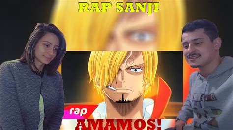 REACT Em CASAL Rap Do Sanji One Piece APENAS UM TRAGO NERD HITS