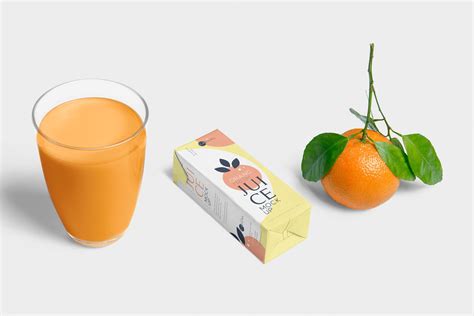 Juice Box Mockups | Creative Photoshop Templates ~ Creative Market