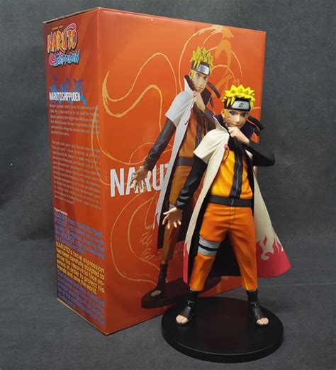 Naruto Shippuuden Hokage Suit Uzumaki Naruto Pvc Action Figure Anime