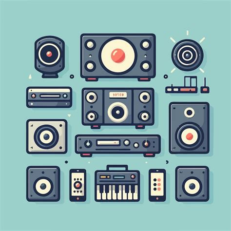 Sound System Vector Image Premium Ai Generated Vector