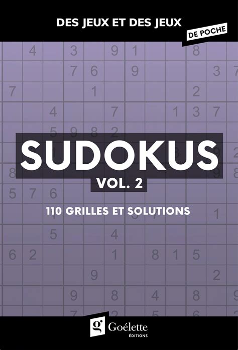 Des Jeux Et Des Jeux De Poche Sudokus Vol Go Lette