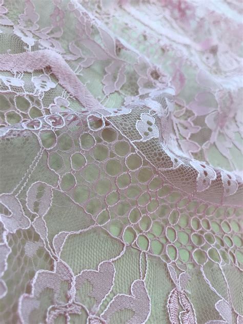 Pink lace fabric - Chantilly lace - lace fabric from Imperiallace.com