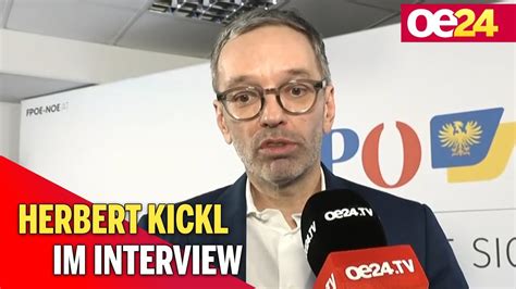 N Wahl Fp Klar Vor Sp Herbert Kickl Im Interview Youtube