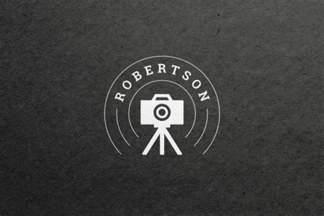 Photography service minimalist logo