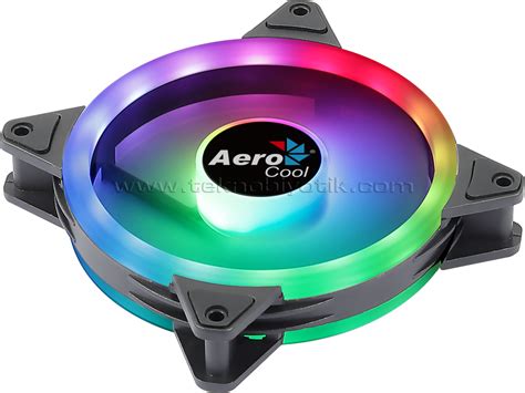 Aerocool Duo Cm Argb Led Fanl Otomatik H Z Ayarl Pwm Kasa Fan