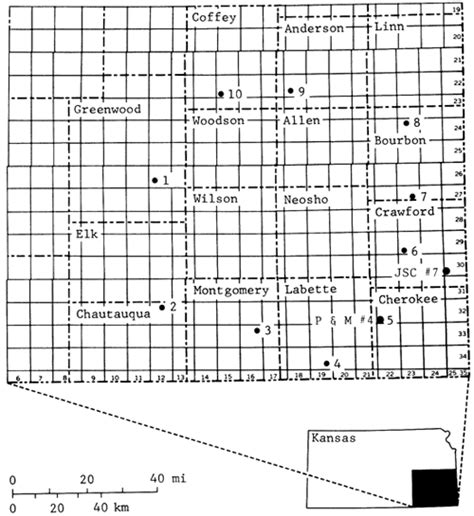 Kgs Subsurface Geology Harris Stratigraphy Of The Cherokee Group