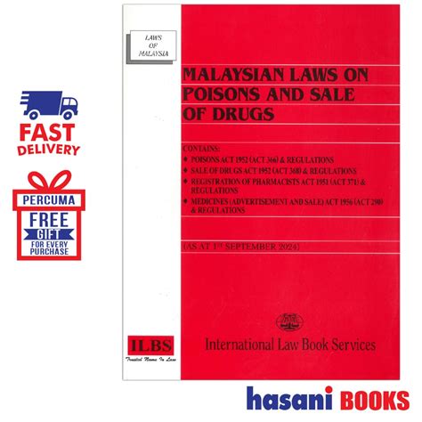 Hasani Ilbs Malaysian Laws On Poisons And Sale Of Drugs 1 September