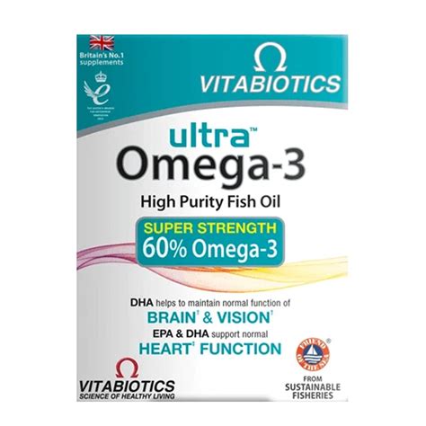 Vitabiotics Ultra Omega 3 High Potency X 60 Easymeds Pharmacy