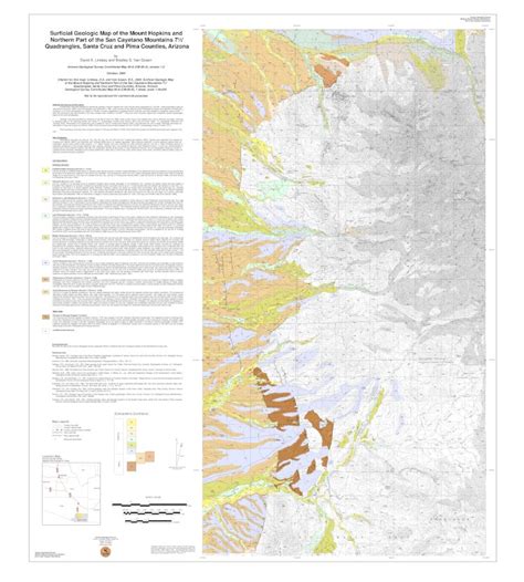 Pdf Surficial Geologic Map Of The Mount Hopkins And Northern Part Of