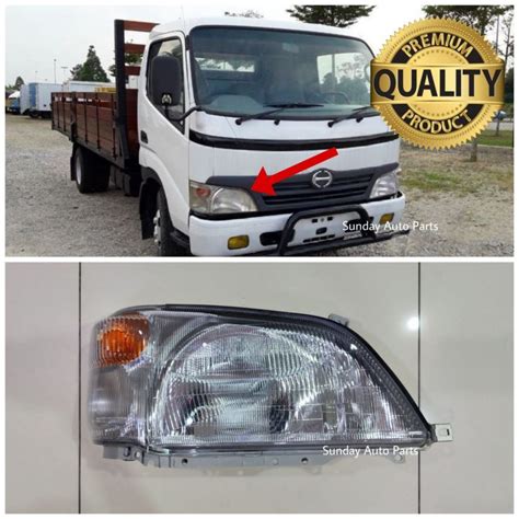 Hino Dutro 300 Series Wu300 Wu410 Wu640 Head Lamp Head Light Lampu